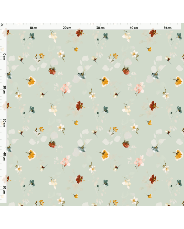 Pastel meadow 5- tkanina