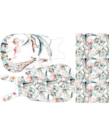 Panel for Sleeping bag- African wildlife 2