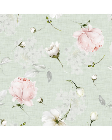 Botanical flowers 3 tkanina