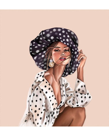 Chic woman 6 panel eko skóra