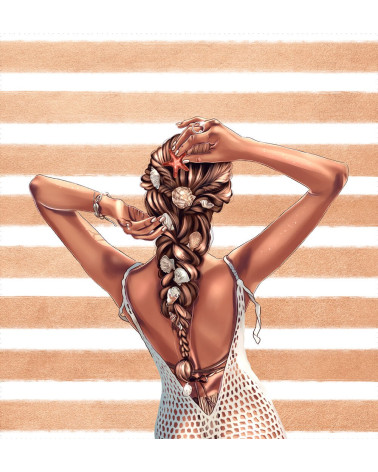 Sun kissed 3 panel eko skóra