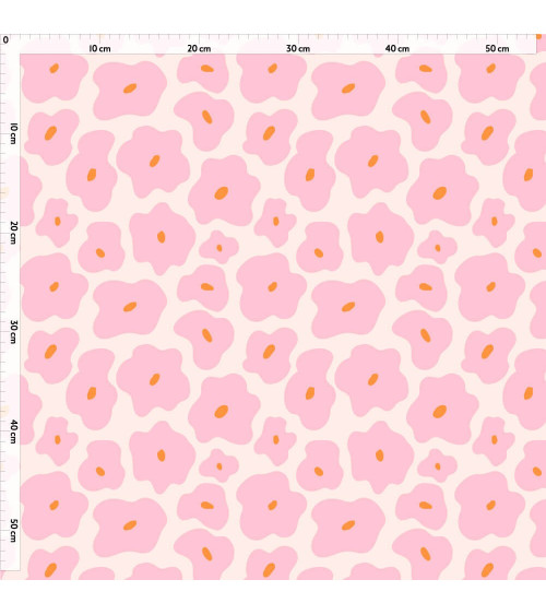 Pink abstract 1 tkanina