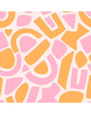 Pink abstract 2 tkanina