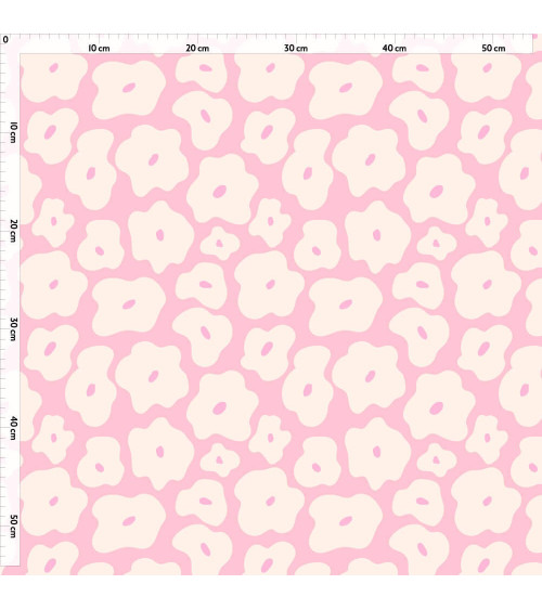 Pink abstract 3 tkanina