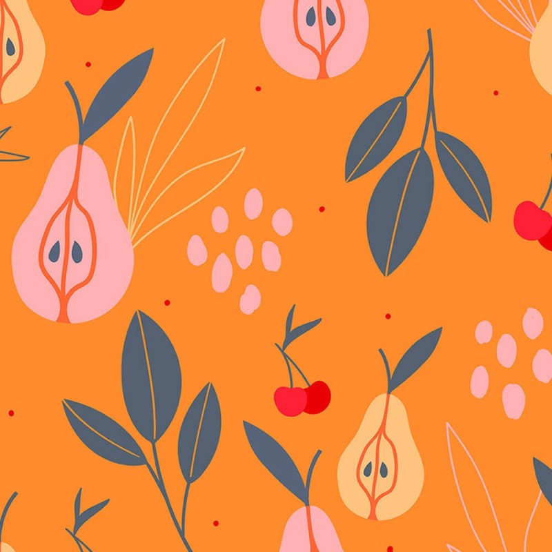 Fruits seamless 4 tkanina