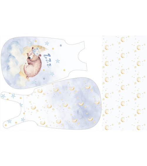 Panel for Sleeping bag- Cute animals 1