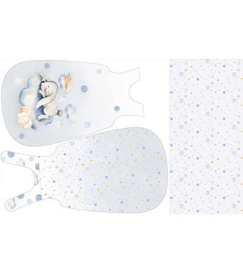 Panel for Sleeping bag- Cute animals 2