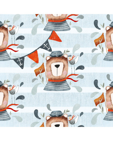 Sailor taddy bear 18 tkanina