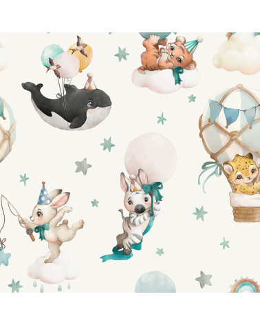 Tiny world 4 tkanina