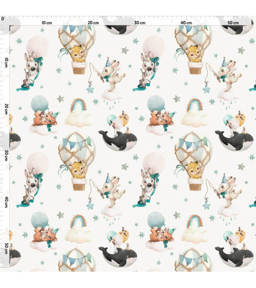 Tiny world 4 tkanina