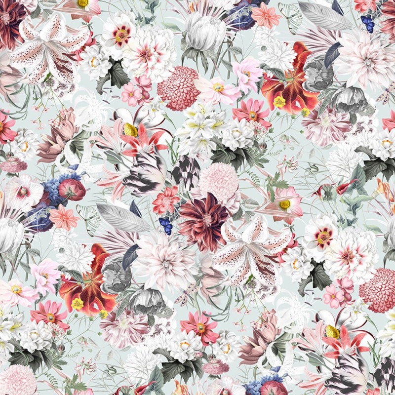 Elegant flowers 6 tkanina