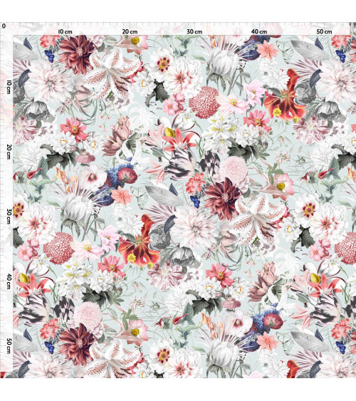 Elegant flowers 6 tkanina