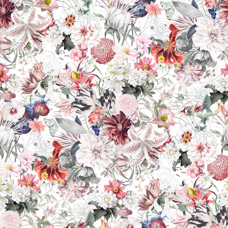 Elegant flowers 8 tkanina