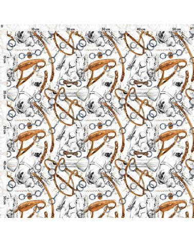 Dressage horse 4 tkanina