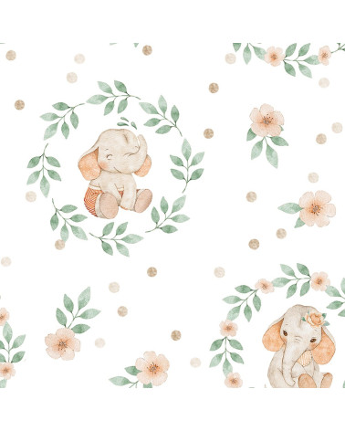 Baby elephants 3 tkanina