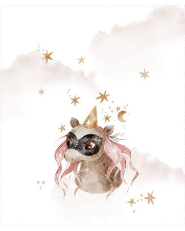 Unicorn and stars