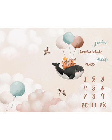 Milestone-Panel-Decke Tiny world 2