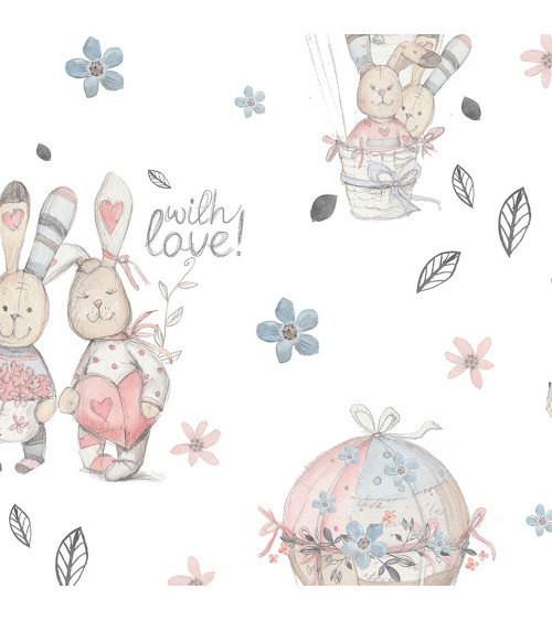 Króliki 2 tkanina
