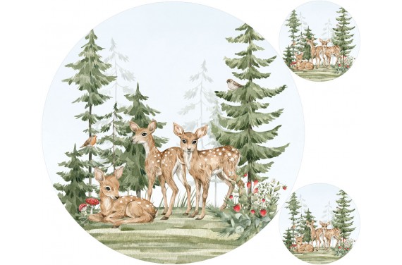Baby forest animals matte+ FREE pillow