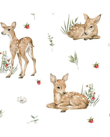 Baby forest animals 7 tkanina