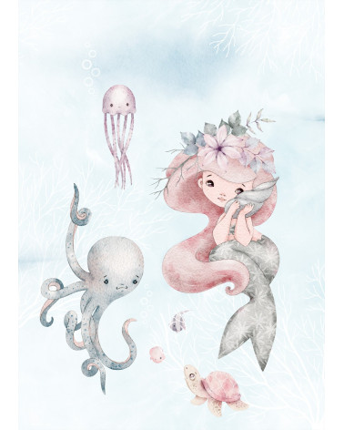 Pastel mermaid