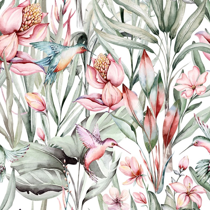 Tropical garden 1 tkanina