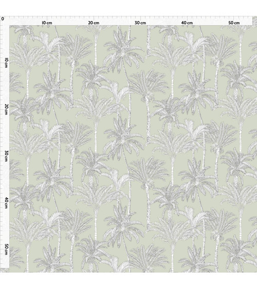 Graphic palm 1 tkanina