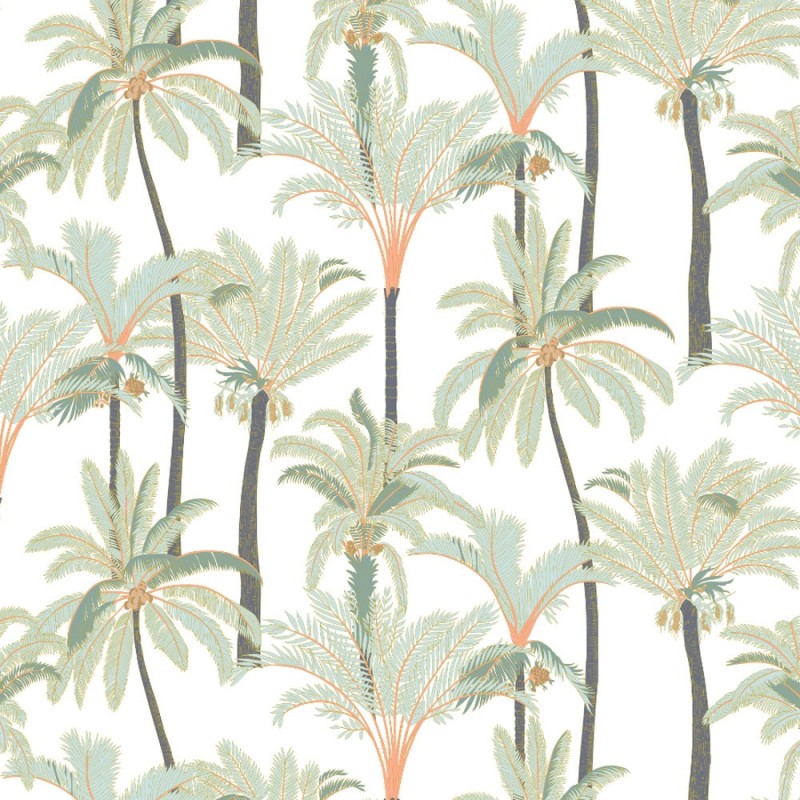 Graphic palm 2 tkanina