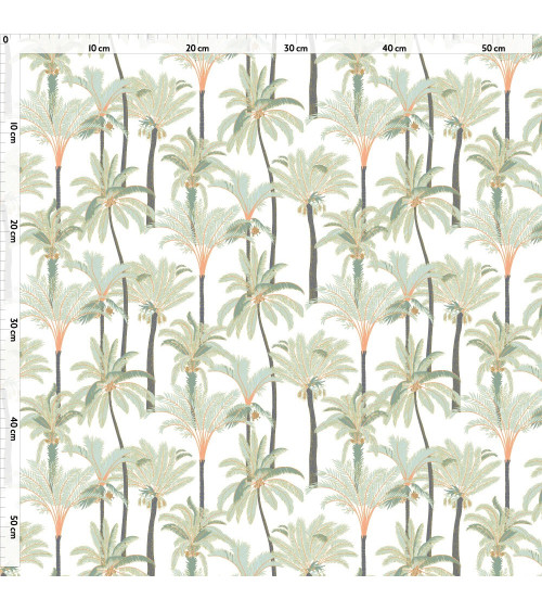 Graphic palm 2 tkanina