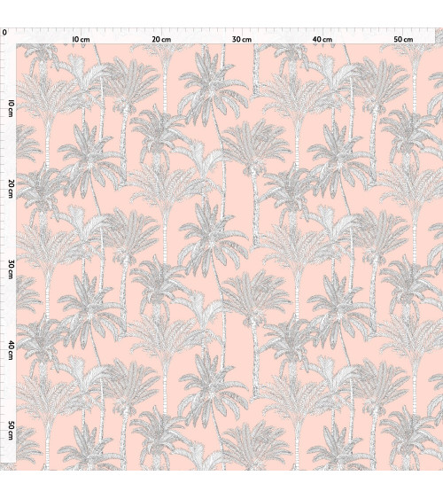 Graphic palm 3 tkanina