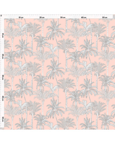 Graphic palm 3 tkanina