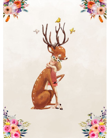 Fawn and rabbit 1