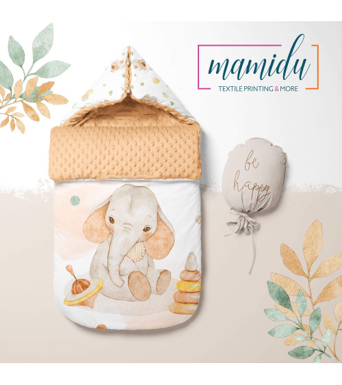 Panel na śpiworek - Baby elephant