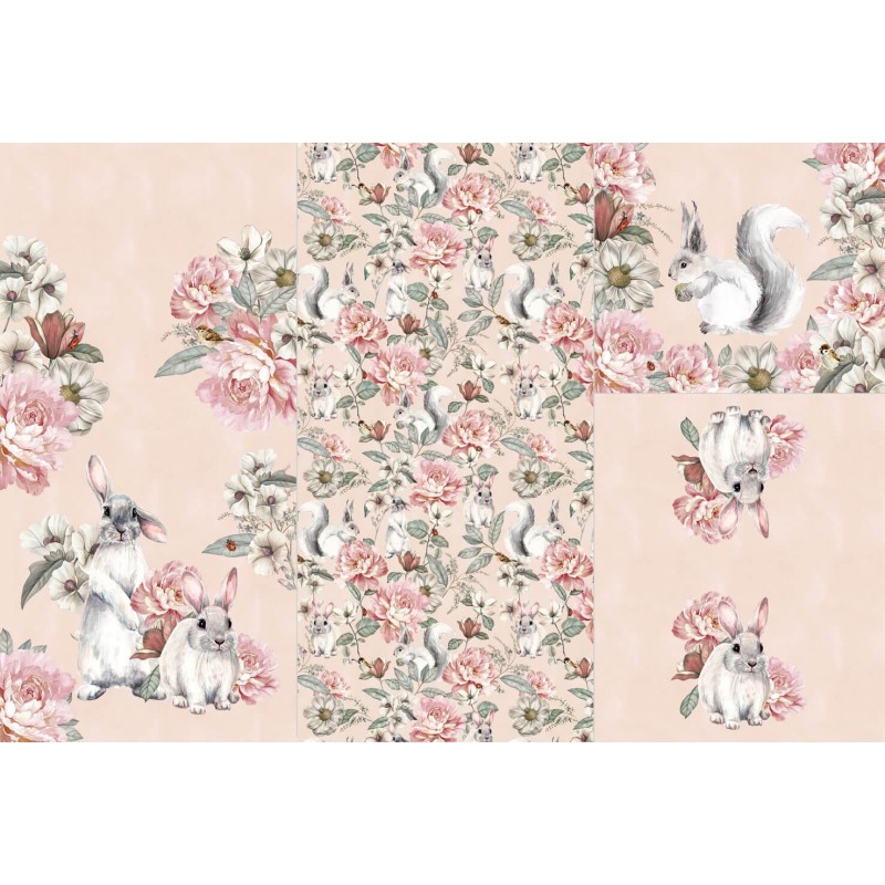 Panel na śpiworek Rabbits