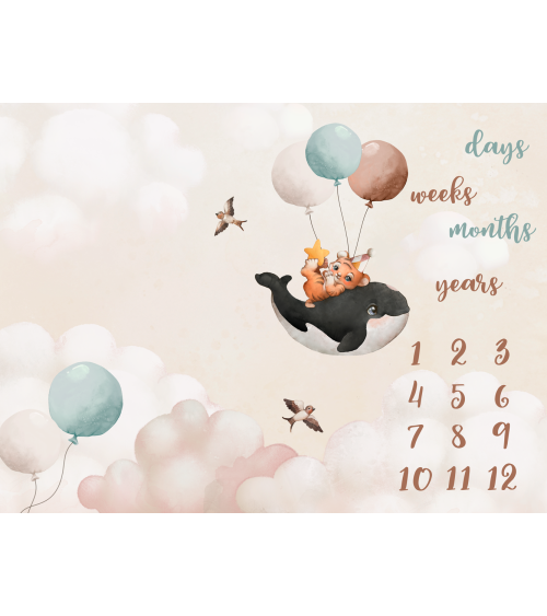 Milestone-Panel-Decke Tiny world 2