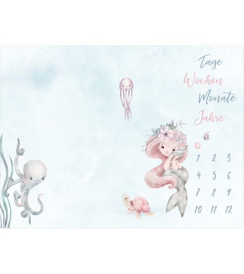 Milestone-Panel-Decke Pastel mermaid