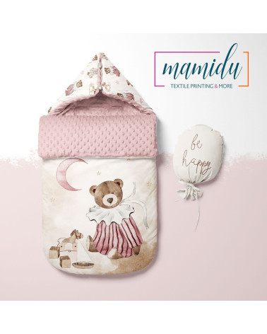 POLYESTER PANEL FÜR Schlafsack TROLLEY- FAIRYTALE BEARS 01