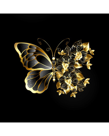 Gold Butterfly 2panel eko skóra