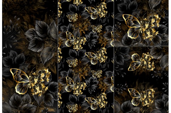 Panel na śpiworek -Gold Butterfly