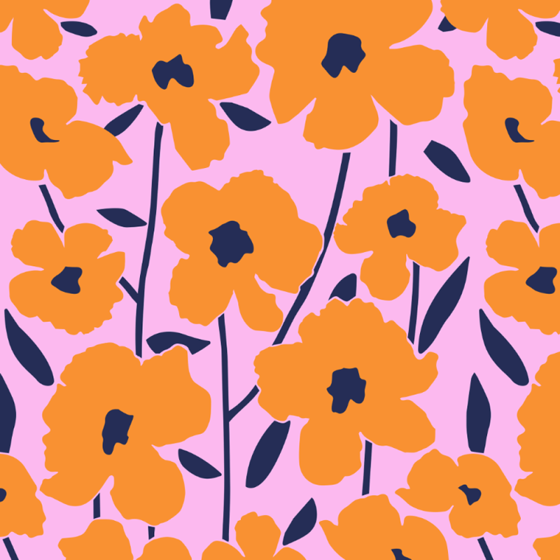 Orange flowers 4