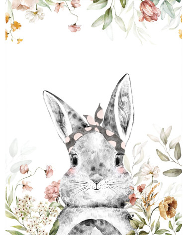 Animals Babies Bunny Girl