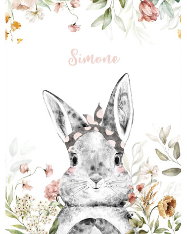 Animals Babies Bunny Girl