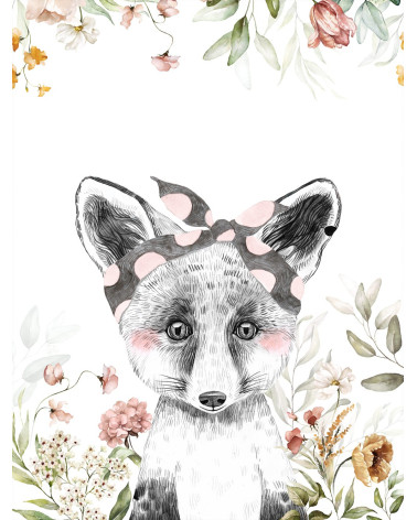 Animals Babies Fox Girl