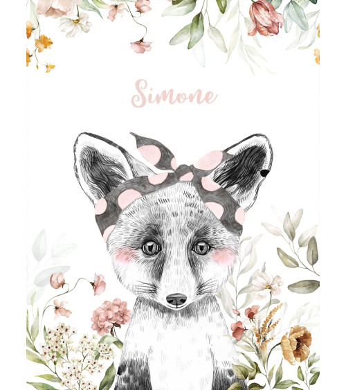 Animals Babies Fox Girl