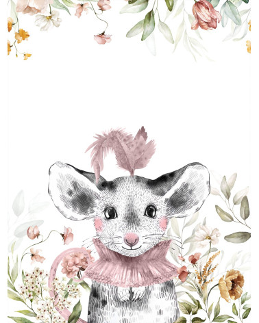 Animals Babies Mouse Girl