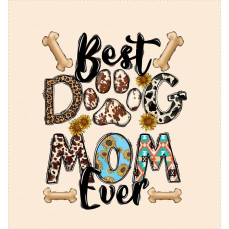best dog mom CO LEDER PANEL