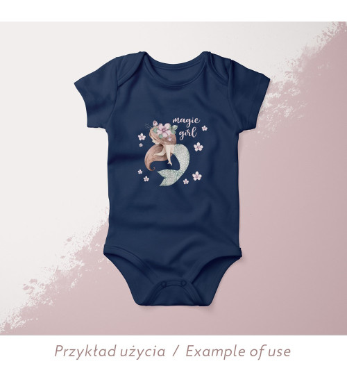 Pastel mermaid 1 - DTF