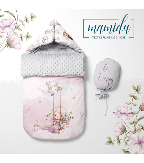 POLYESTER PANEL FÜR Schlafsack TROLLEY- Magical Princess 1