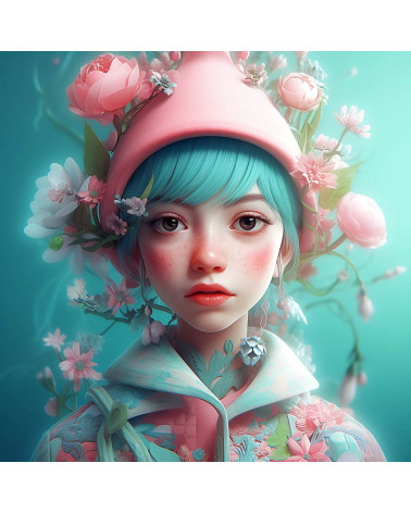 Magic girl 1 - ECO LEDER PANEL