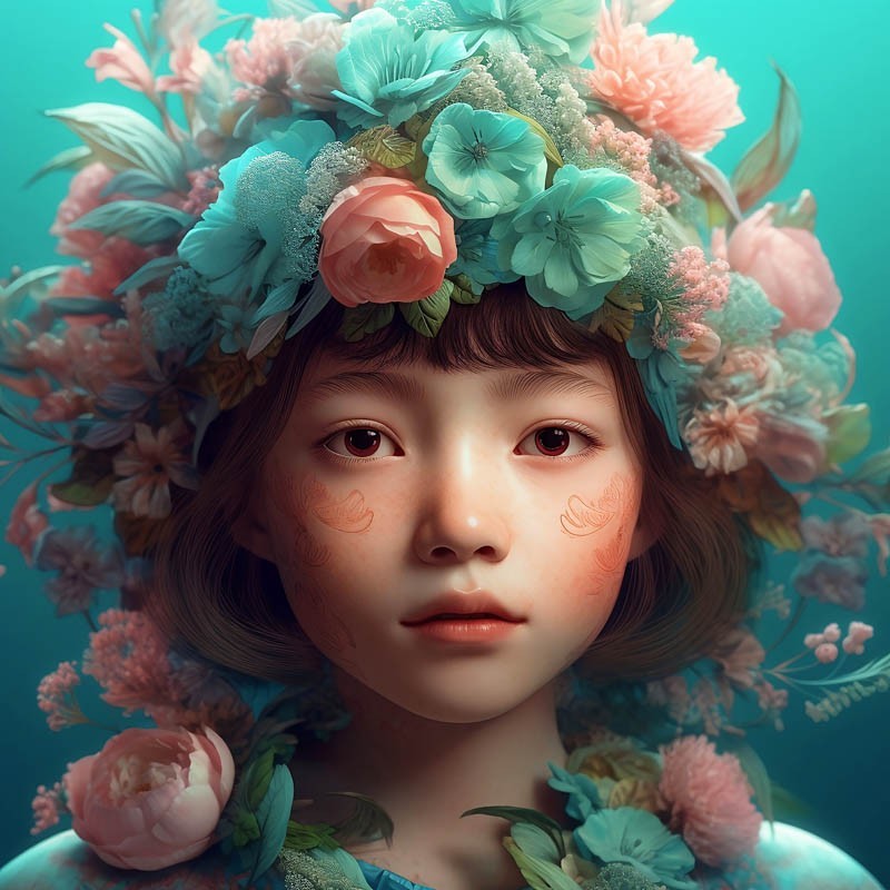 Magic girl 1 - ECO LEDER PANEL